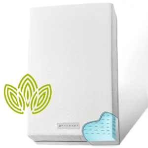 Furnishiaa Organic Cotton Dual-Sided Crib & Toddler Mattress – 2-Stage Memory Foam