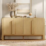 Wooden Kids Dresser with Storage Shelves