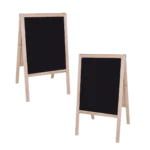 Folding Wood Board Easel (Double-Sided Dry Erase)