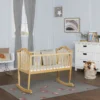 Rocking Baby Cradle with Mattress