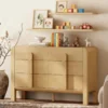 6 Drawer Baby Dresser for Bedroom – Modern Wooden Storage Organizer for Nursery & Kids Room
