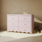 6 Drawer Double Dresser for Kids Bedroom
