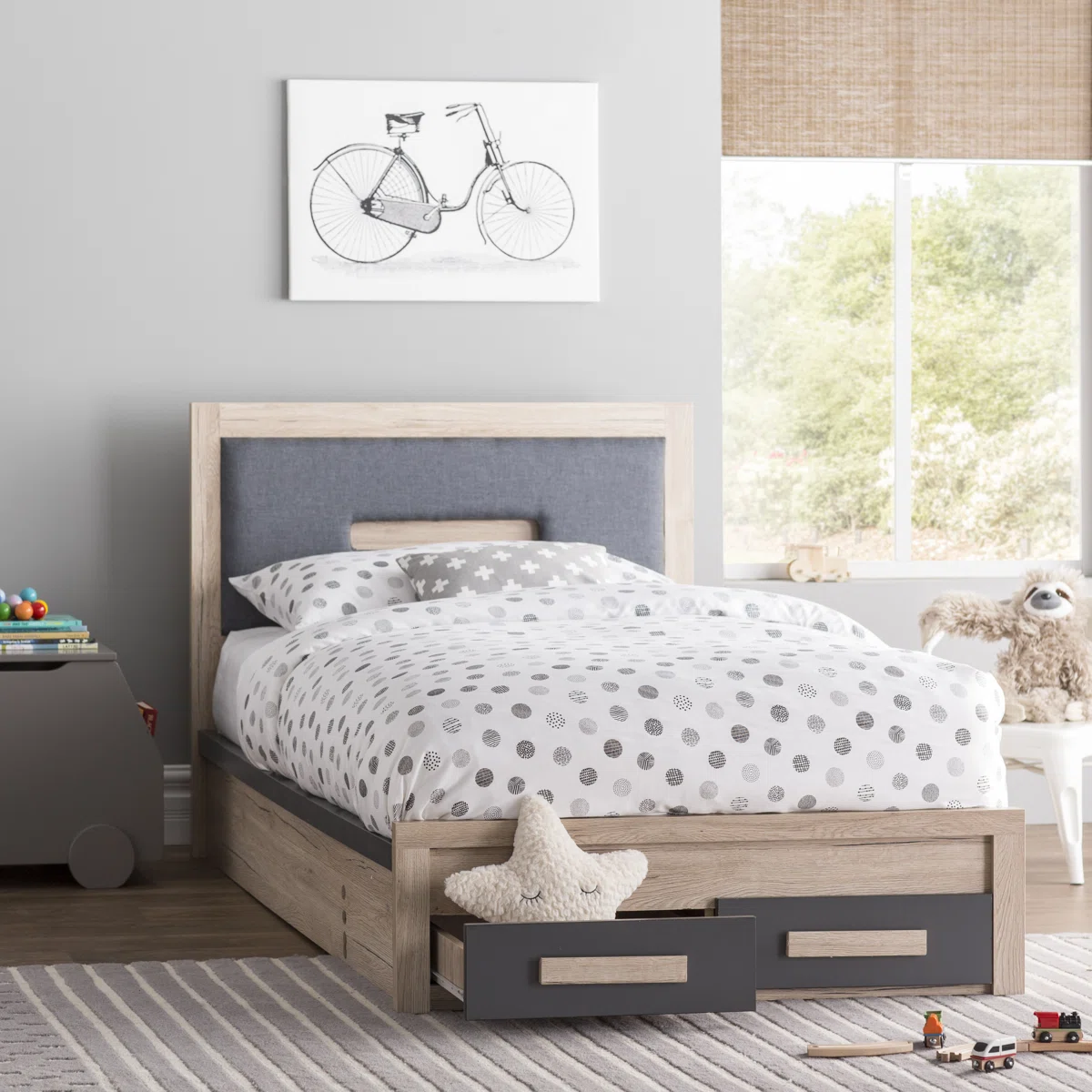 2-Drawer+Twin+Platform+Bed (1)