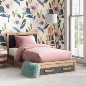 2-Drawer Twin Platform Bed