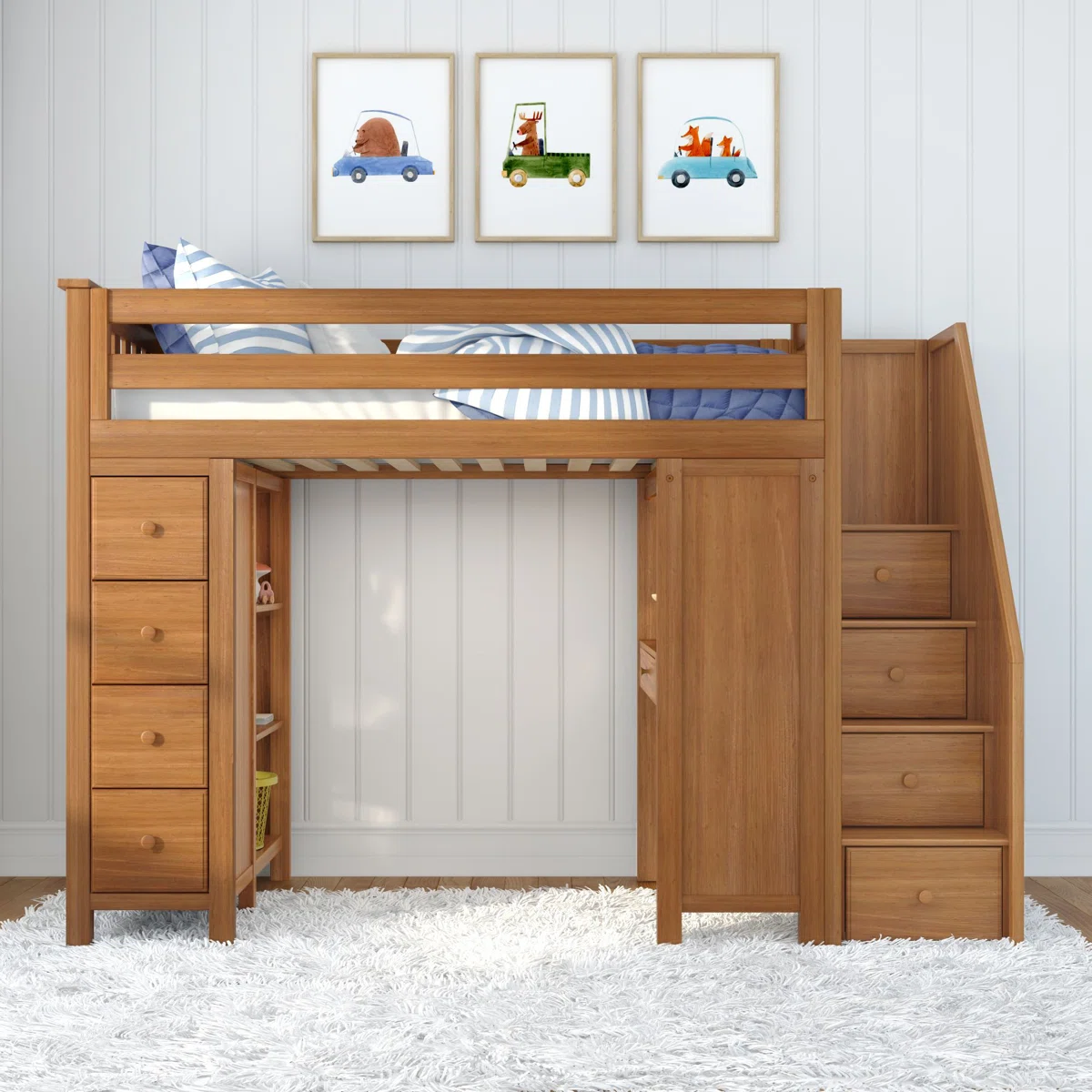 Kids Bed with Drawers