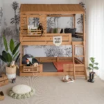 Kids Twin Bunk Bed